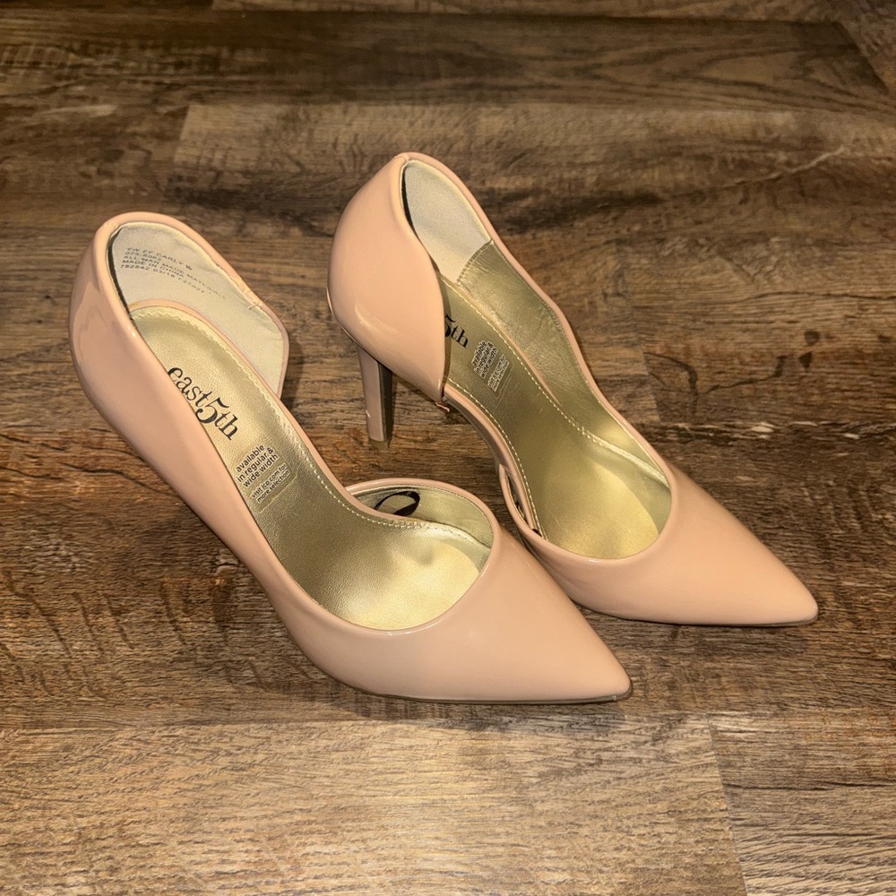 Nude Pink Pointed Toe High Heels